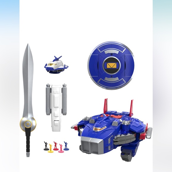 Power Rangers Megazord Toy Power Rangers Space Megaranger DX Galaxy Mega Megazor - Picture 8 of 10